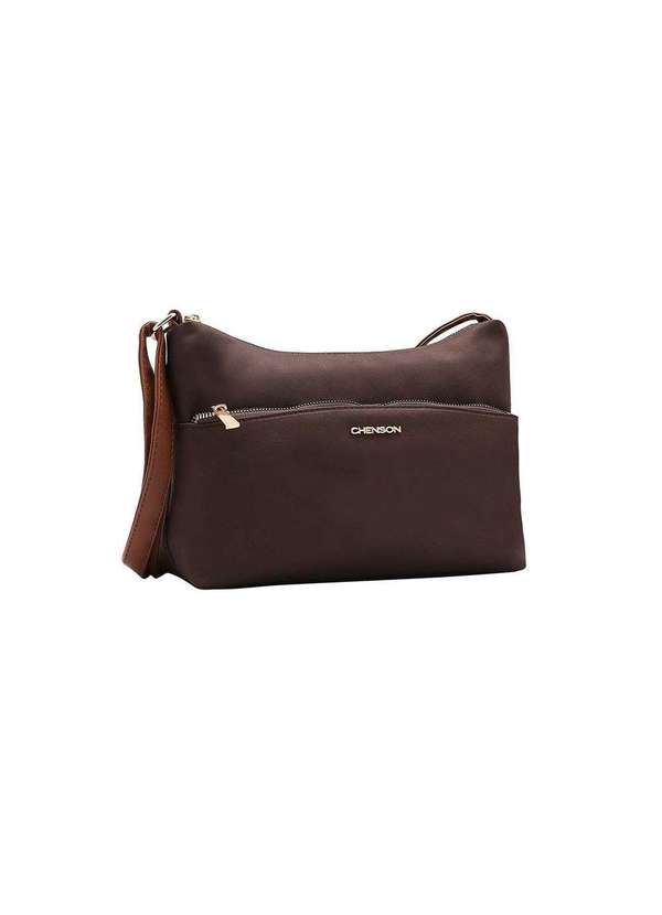 Pixolé - Bolsa Feminina Transversal Chenson Microfiber Cafe Marrom