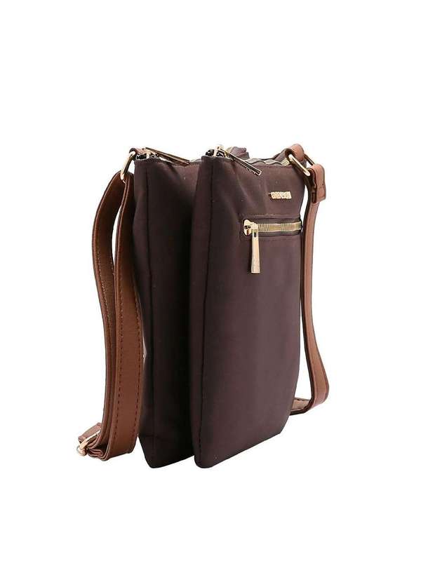 Pixolé - Bolsa Feminina Transversal Chenson Microfiber Cafe Marrom 2