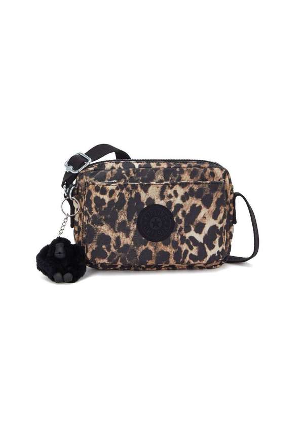 Kipling - Bolsa Kipling Abanu Animal Print Onça Multicores
