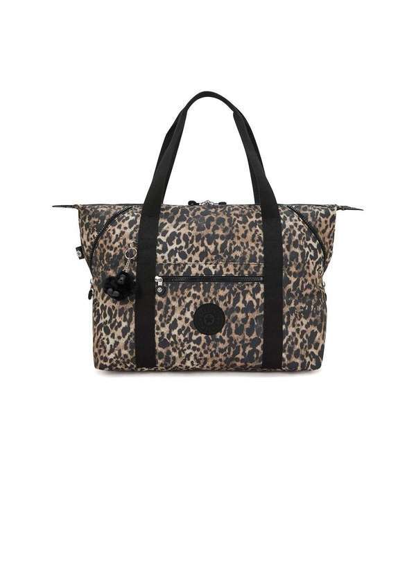 Kipling - Bolsa Kipling Art M Wild Leopard Onça Multicores