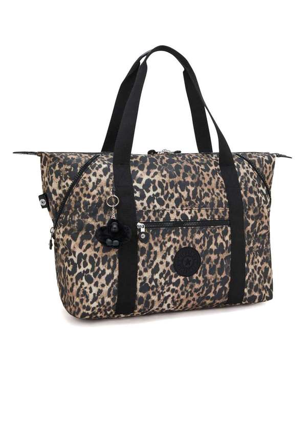 Kipling - Bolsa Kipling Art M Wild Leopard Onça Multicores 2