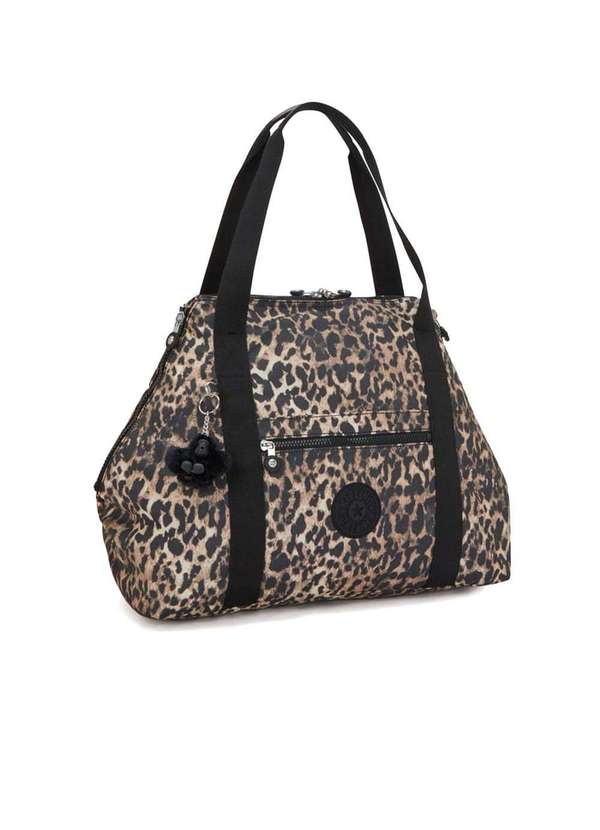Kipling - Bolsa Kipling Art M Wild Leopard Onça Multicores 6