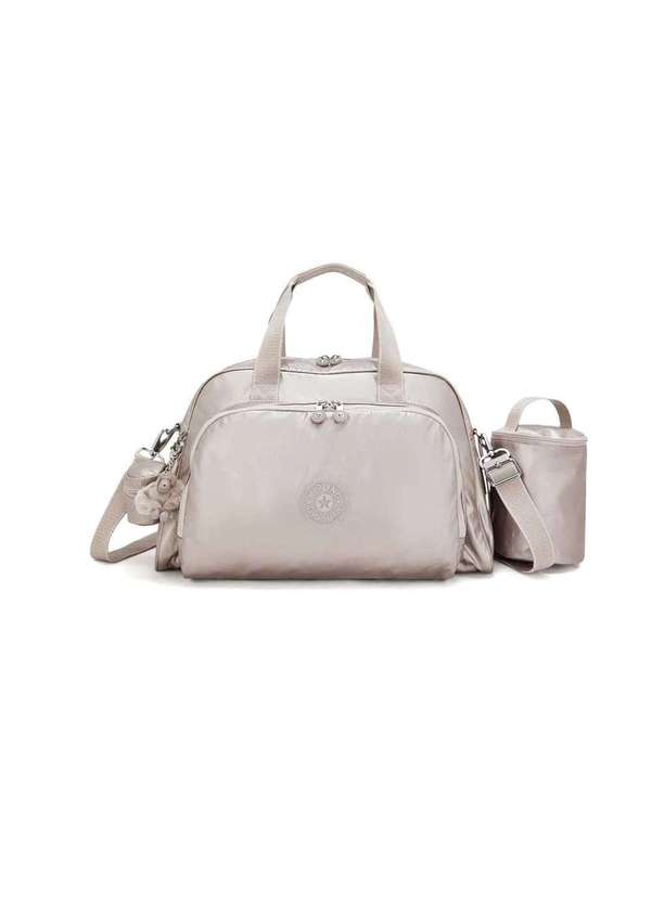 Kipling - Bolsa Kipling Camama Metallic Glow Bege Bege