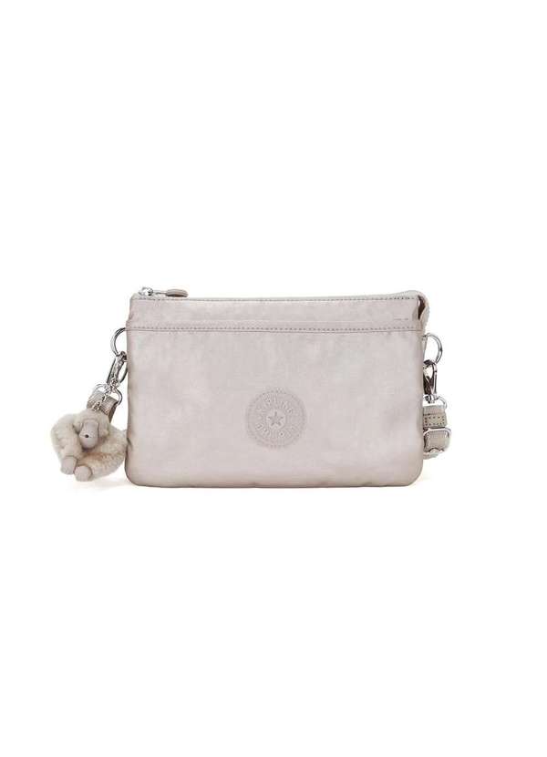 Kipling - Bolsa Kipling Riri Metallic Glow Bege Bege