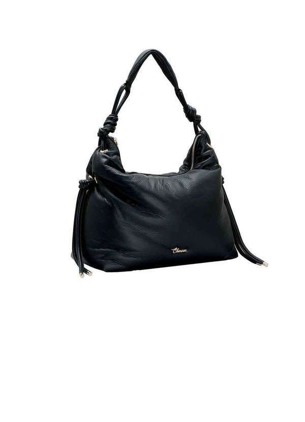Pixolé - Bolsa Ombro Feminina Chenson Puffer Preto Preto