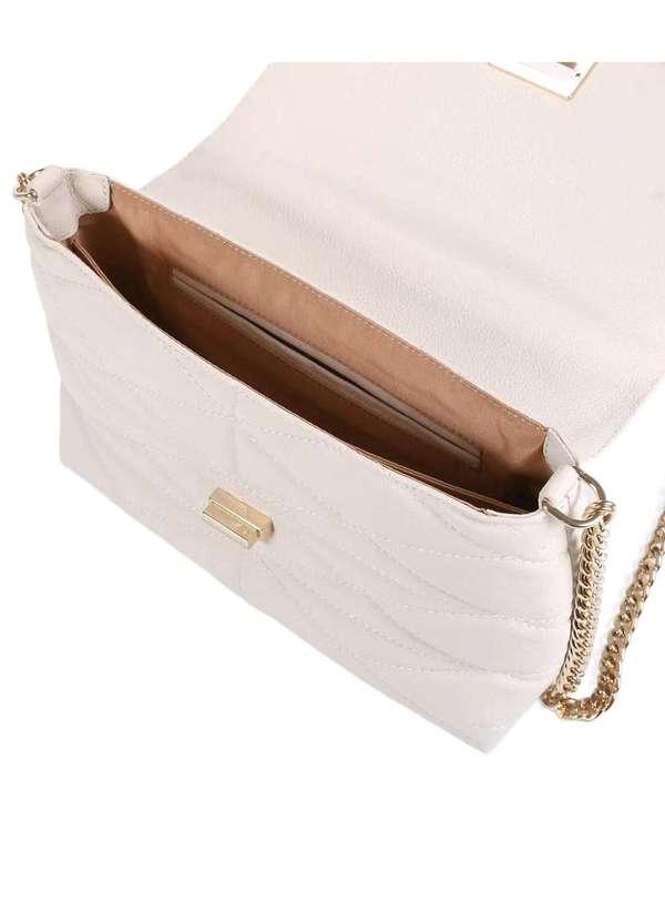 Loucos e Santos - Bolsa Ombro Loucos e Santos Matelassê Couro Off White Branco 4