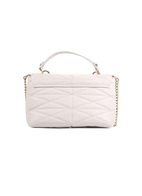 Loucos e Santos - Bolsa Ombro Loucos e Santos Matelassê Couro Off White Branco 5