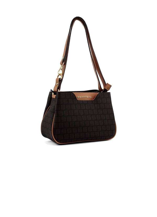 Pixolé - Bolsa Ombro Smartbag Monograma Chocolate Marrom 2