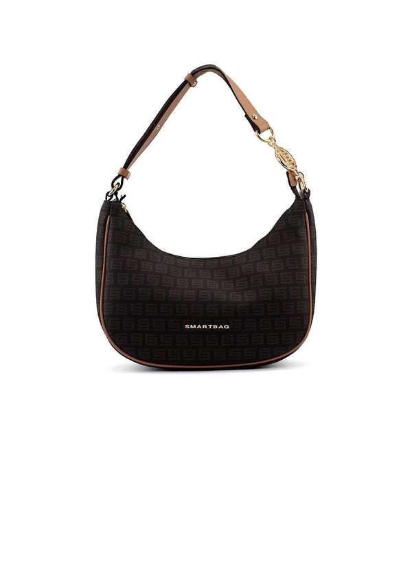 Pixolé - Bolsa Ombro Smartbag Monograma Chocolate Marrom