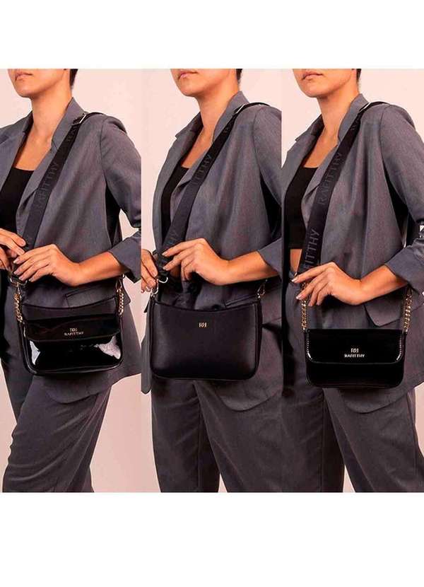 Rafitthy - Bolsa Rafitthy Tira Colo 28.24317a Preto Preto 5