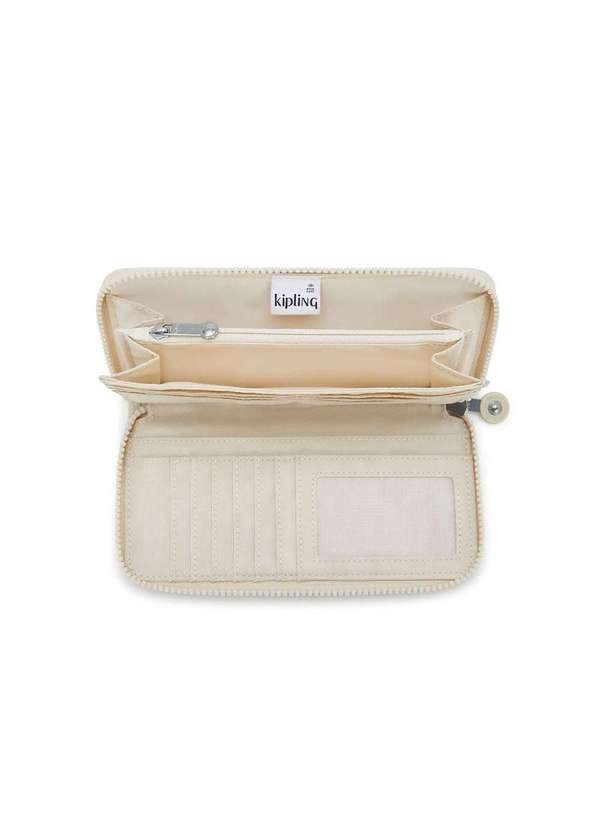 Kipling - Carteira Feminina Kipling Money World Hideaway Bege Bege 3