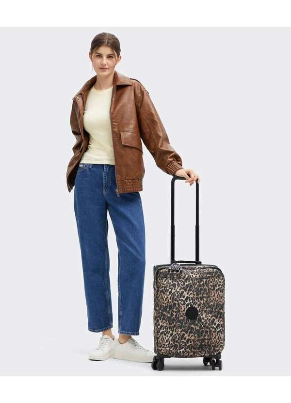 Kipling - Mala Kipling Spontaneous S Wild Leopard Onça Multicores 2