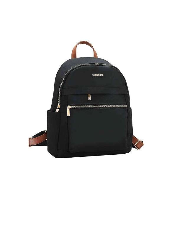Pixolé - Mochila Feminina Chenson Microfiber Preto Preto 1