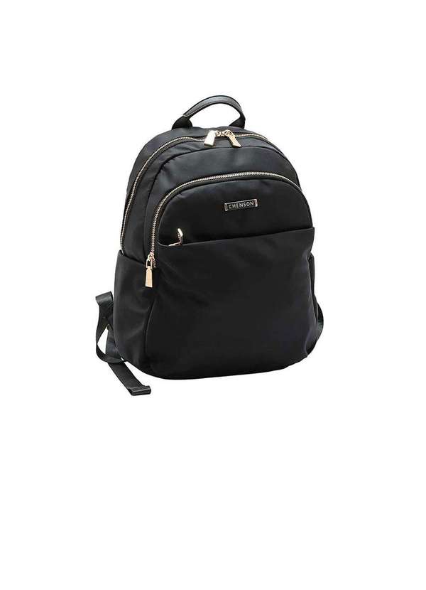 Pixolé - Mochila Feminina Chenson Twill Nylon Preto Preto