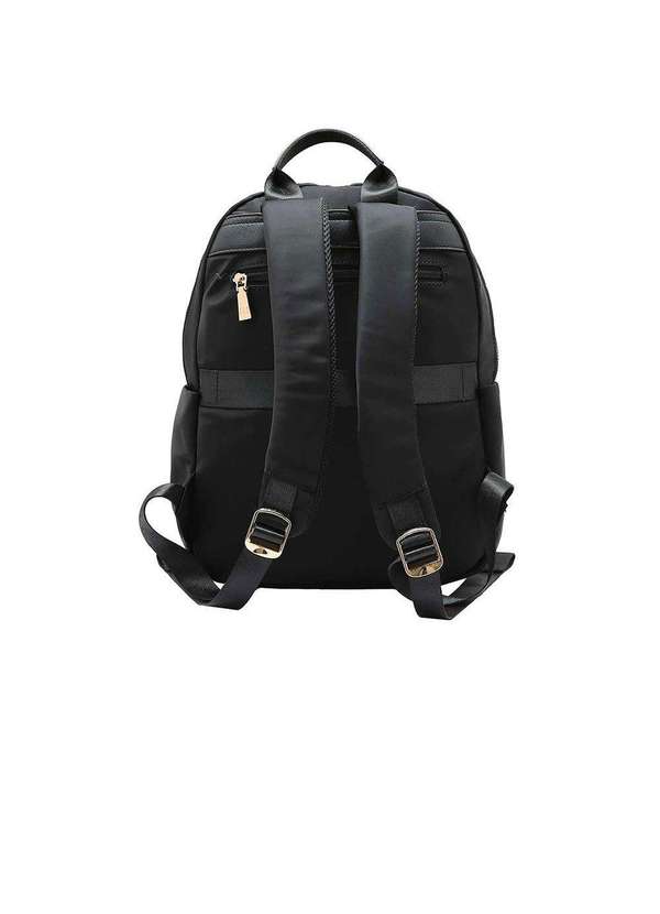 Pixolé - Mochila Feminina Chenson Twill Nylon Preto Preto 2