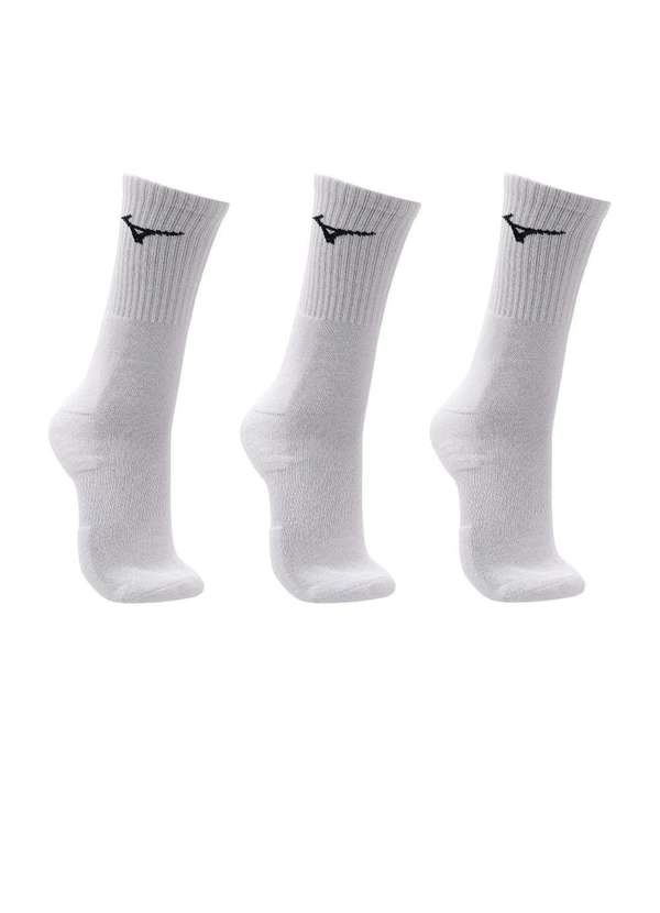 Mizuno - Meia Feminina Mizuno Training Branco Branco 3