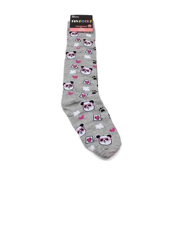 Pixolé - Meia Feminina Winston Fun Scoks 0502037-003 Cinza Cinza