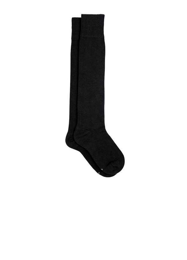 Lupo - Meia Lupo Algodão Adulto 3/4 Feminina 04450-012 Preto Preto