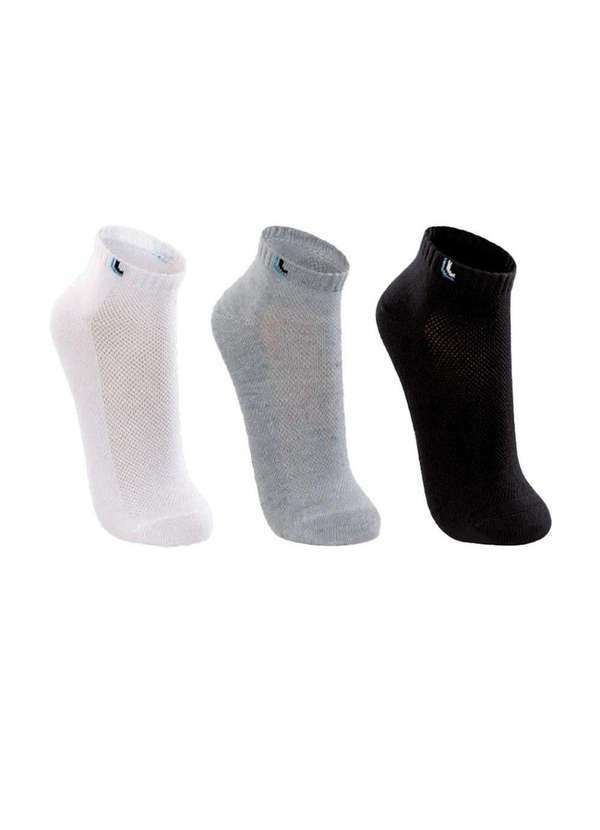 Lupo - Meia Lupo Sport Cano Curto 3 pares 03225-089-0931 Multicolor Multicores 1