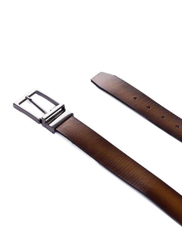 Fasolo - Cinto Dupla Face Fasolo Couro Preto/Caramelo Preto 2