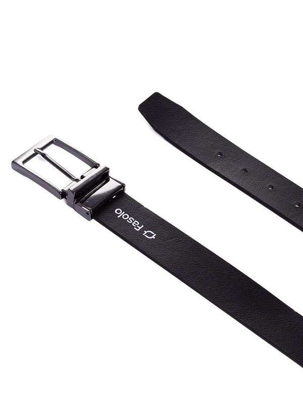 Fasolo - Cinto Dupla Face Fasolo Couro Preto/Caramelo Preto 3