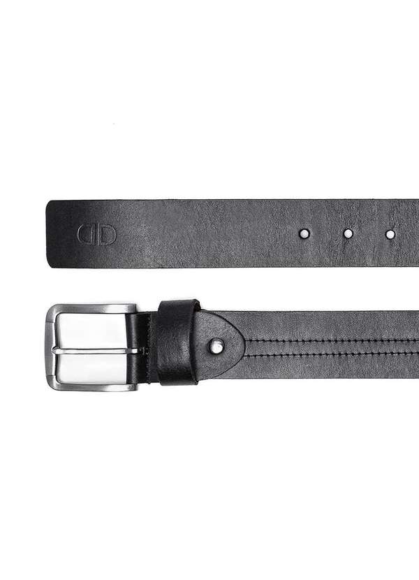 Democrata - Cinto Masculino Democrata Metropolitan Couro Preto Preto 2