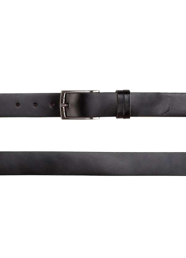 Democrata - Cinto Masculino Democrata Metropolitan Largo Couro Preto/Preto Preto 3