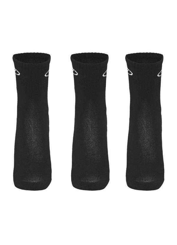 Olympikus - Kit Meia Olympikus Cano Médio 39 Ao 44 Preto Preto 3