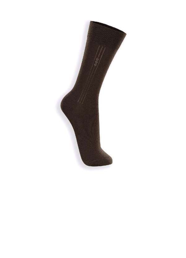 Lupo - Meia Lupo Cano Alto Am Sportwear Adulto Cafe Marrom