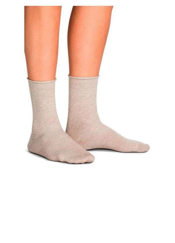 Lupo - Meia Lupo Masculina Cano Médio sem Punho 01275-011 Bege Bege
