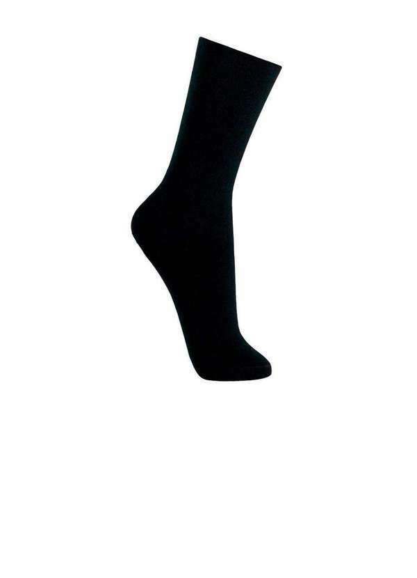 Lupo - Meia Lupo Masculina Cano Médio sem Punho 01275-011 Preto Preto