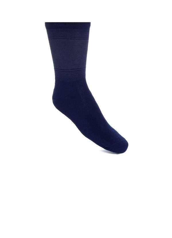 Lupo - Meia Masculina Cano Longo Lupo Sportwear Marinho Azul