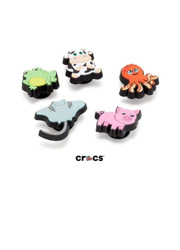 Crocs - Jibbitz Crocs Animais Fofos Pack com 5 Peças Multicolor Multicores