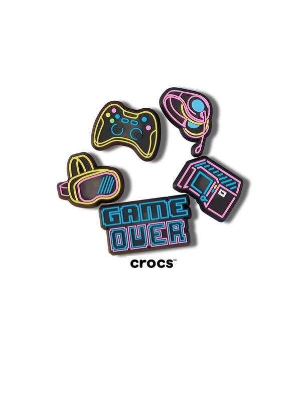 Crocs - Jibbitz Crocs com Led Gamer Pack 5 Peças Multicolor Multicores