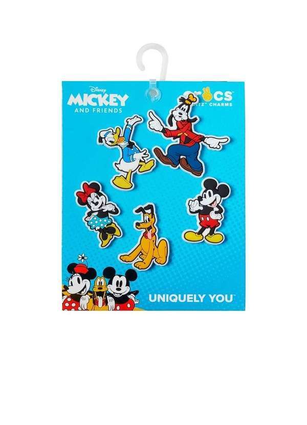 Crocs - Jibbitz Crocs Disney Mickey Friends Pack 5 Peças Multicolor Multicores