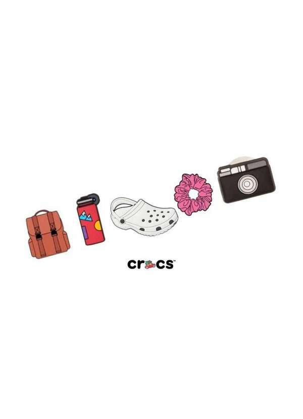 Crocs - Jibbitz Crocs Férias Embalagem com 5 Peças Multicolor Multicores