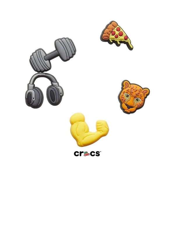 Crocs - Jibbitz Crocs Ficar Grande com 5 Peças Multicolor Multicores 1