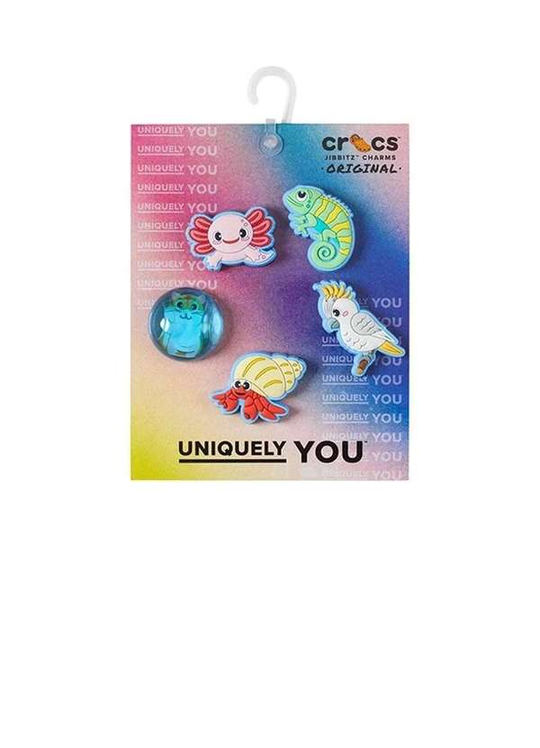 Crocs - Jibbitz Crocs Petshop de Bichinhos Pack com 5 Peças Multicolor Multicores