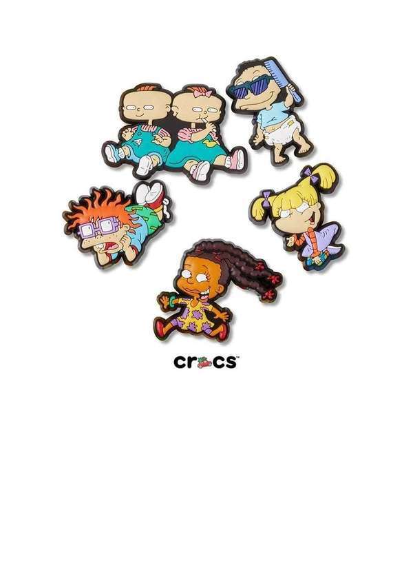 Crocs - Jibbitz Crocs Rugrats Pack com 5 Peças Multicolor Multicores
