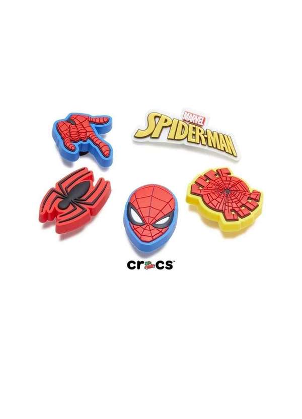 Crocs - Jibbitz Crocs Spider Man Pack com 5 Peças Multicolor Multicores