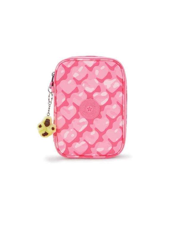 Kipling - Estojo Kipling 100 Pens Adorable Hearts Rosa Rosa