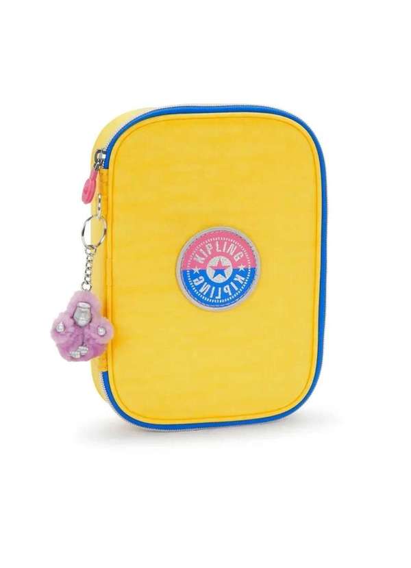 Kipling - Estojo Kipling 100 Pens Bts Sun C Amarelo Amarelo 2