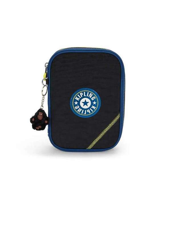 Kipling - Estojo Kipling 100 Pens Lets Scuba Preto Preto