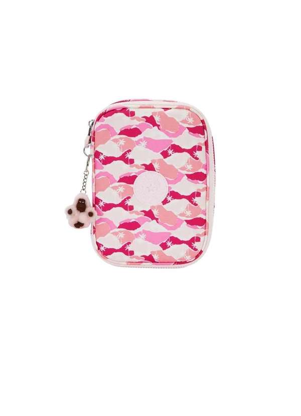 Kipling - Estojo Kipling 100 Pens Pink Palm Rosa Rosa 2