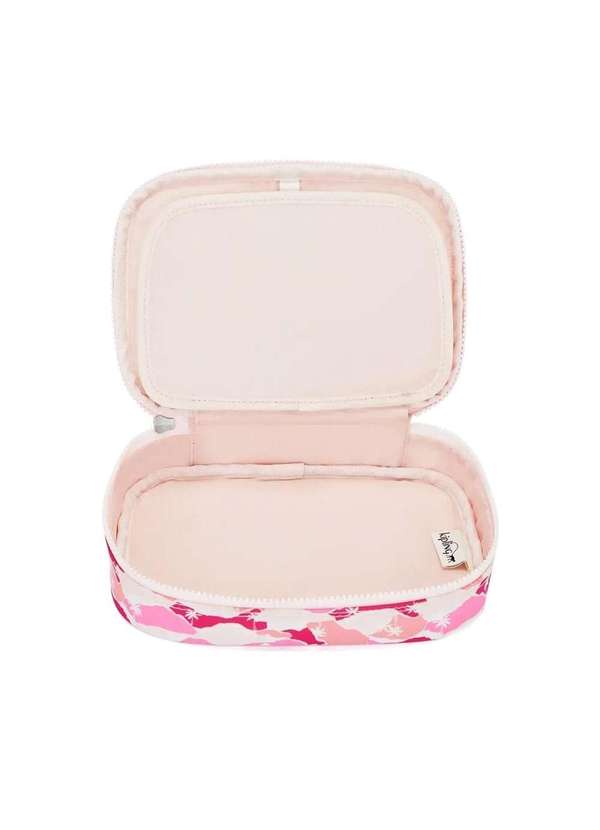 Kipling - Estojo Kipling 100 Pens Pink Palm Rosa Rosa 4