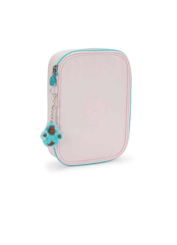Kipling - Estojo Kipling 100 Pens Sea Pink Met Rosa Rosa 2
