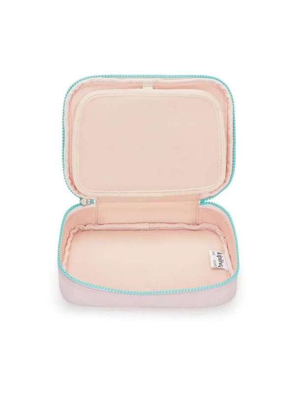 Kipling - Estojo Kipling 100 Pens Sea Pink Met Rosa Rosa 4