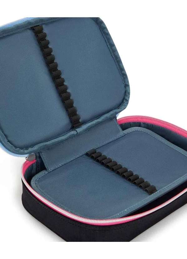 Kipling - Estojo Kipling 100 Pens True Black Fc25 Preto Preto 4