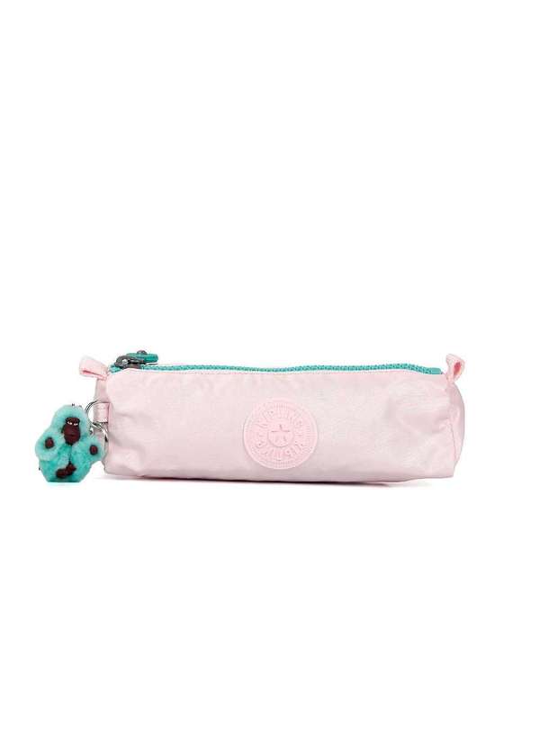 Kipling - Estojo Kipling Freedom Sea Pink Met Rosa Rosa
