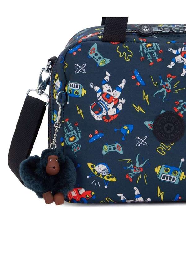 Kipling - Lancheira Kipling Miyo Space Game Marinho Azul 4